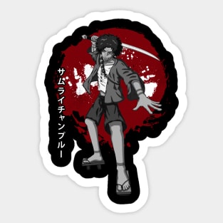 Retro Art Mugen Japanese Anime Sticker